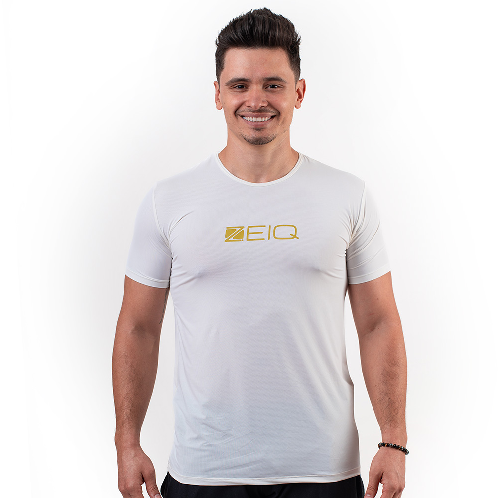 Camiseta Zeiq Slim Dry Off White 201.045